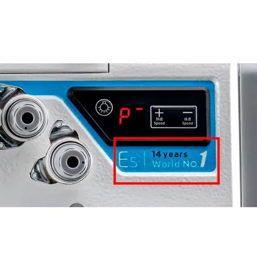 MAQUINA PARA COSTURAR TECIDOS PONTO CONJUGADO JACK E5-4-83/323 220V